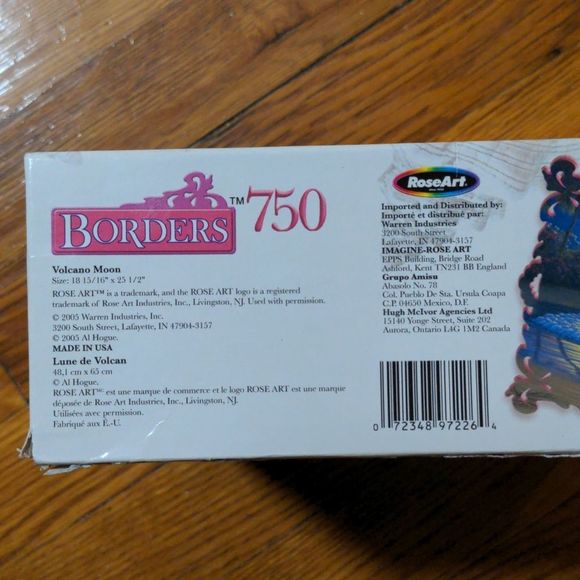 RoseArt Volcano Moon Borders Puzzle 750 pieces - Picture 2 of 4